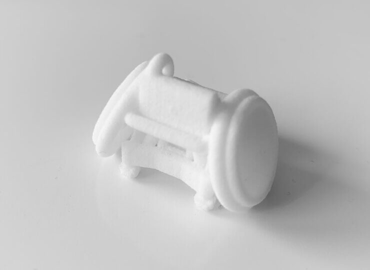 3Dプリント商品「車いすラグビー車：守備」
