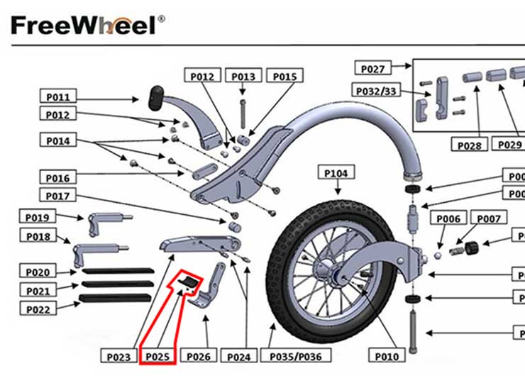 FreeWheel （フリーウィール）補修部品：カップシム