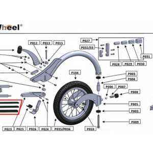 FreeWheel（フリーウィール）補修部品：フラットシム P020/P021/P022