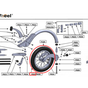 FreeWheel（フリーウィール）補修部品：チューブ P035