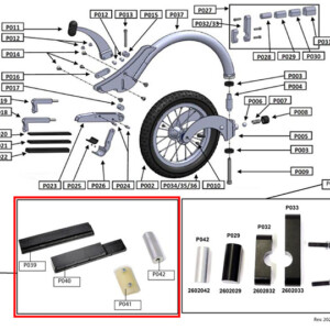 FreeWheel（フリーウィール）補修部品：パンテーラセット P100
