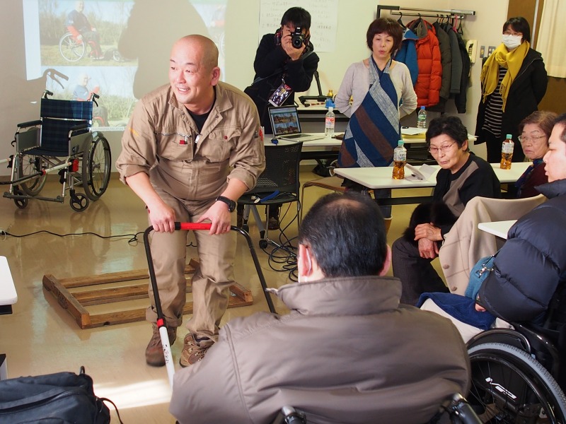 ポラリスとイフのワークショップ「真冬の車椅子」を開催しました！