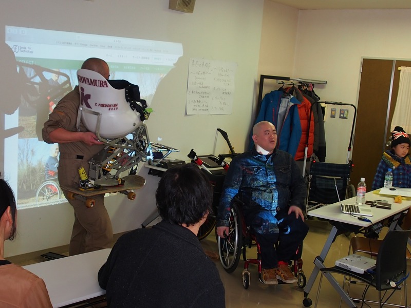 ポラリスとイフのワークショップ「真冬の車椅子」を開催しました！