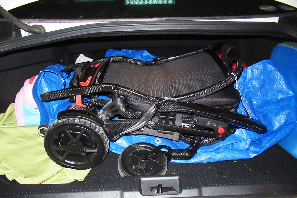 クイッキー 電動車椅子 Q50 R カーボン デモ車の試乗