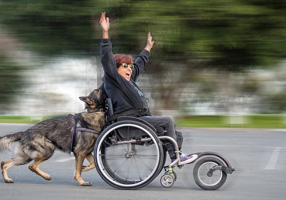 FreeWheel（フリーウィール） Wheelchair Attachment