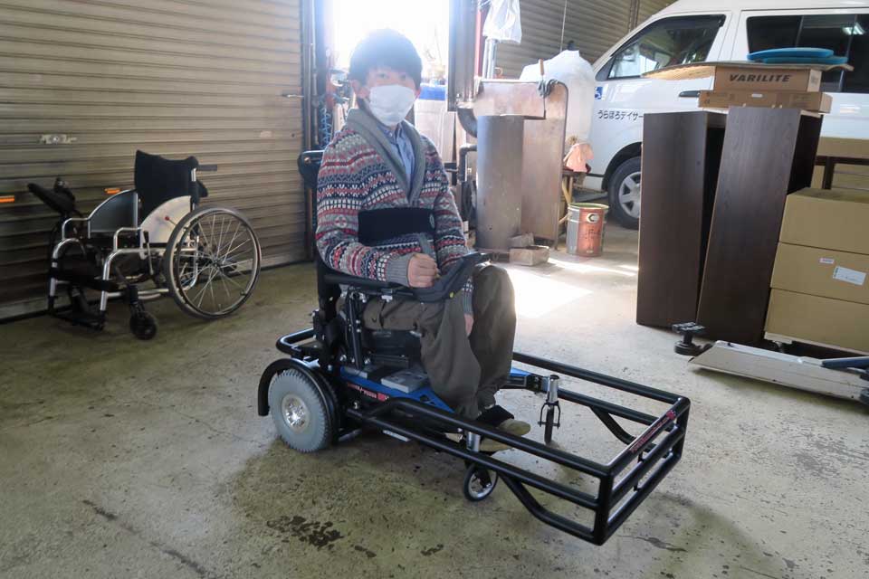 電動車椅子サッカー専用マシン「ストライクフォース」道東初上陸！
